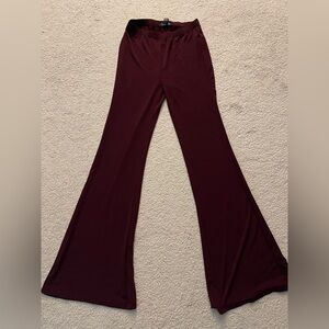 Forever 21 Burgundy Flared Pants